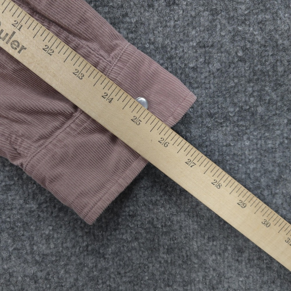 Criquet Shirt Mens Large Pink Corduroy Pearl Snap Western Button Up Casual Prep - Picture 11 of 11